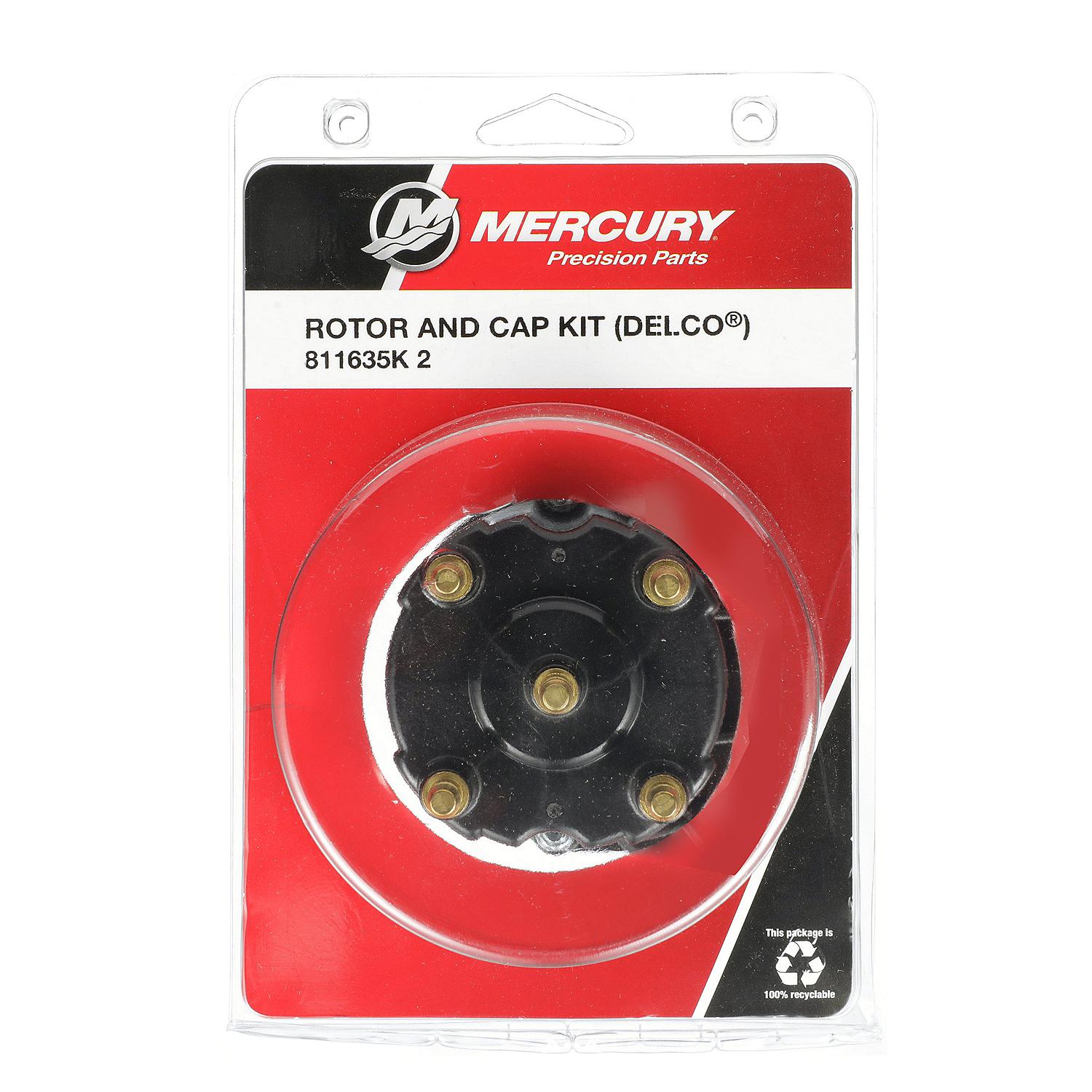 Mercury Distributor Cap and Rotor Kit 811635K2 for GM Four-Stroke Engines with Delco EST Ignition - Image 7