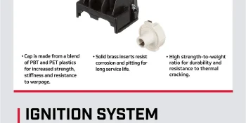 Mercury Distributor Cap and Rotor Kit 811635K2 for GM Four-Stroke Engines with Delco EST Ignition