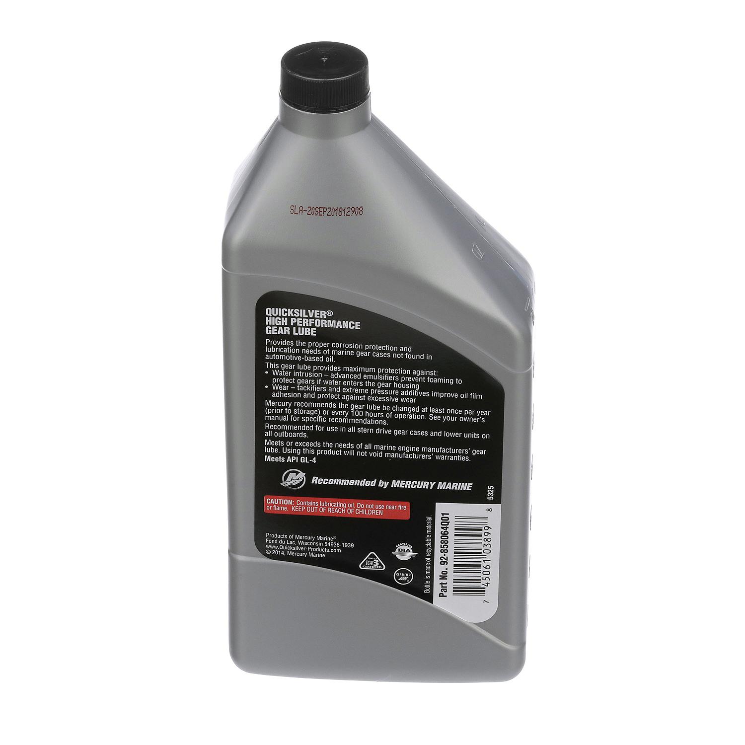 Quicksilver 802891Q05 SAE 90 High Performance Gear Lube and Pump Kit, 32 Fl. Oz. - Image 4