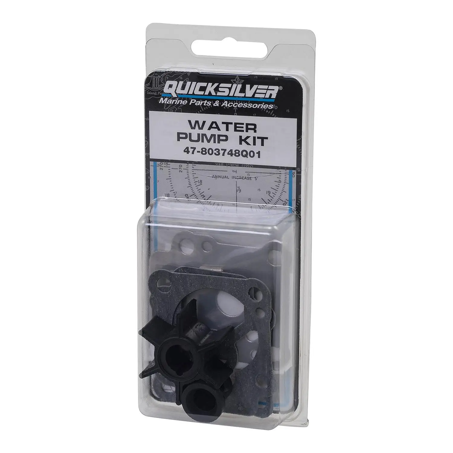 Quicksilver 803748Q01 Water Pump Impeller Repair Kit for Mercury and Mariner 8-9.9hp 4-Stroke Outboards - Image 2