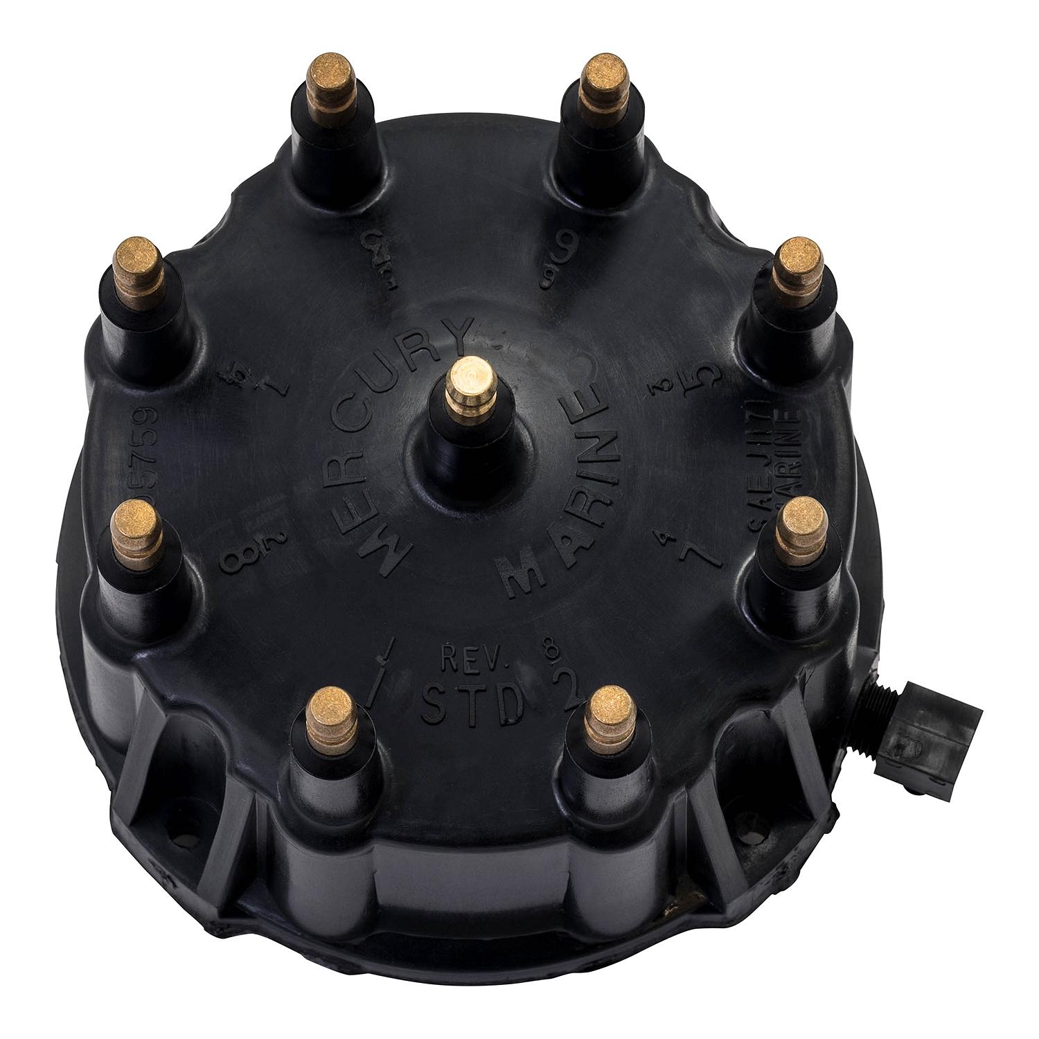Quicksilver 805759Q01 Distributor Cap for Marinized V8 Engines by General Motors w/ Thunderbolt IV and V HEI Ignition Systems