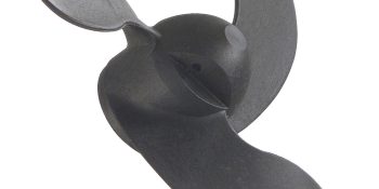 Mercury Black Max 815083A02 3-Blade Plastic Propeller, 7.375″ Diameter x 7″ Pitch, Right-Hand Rotation