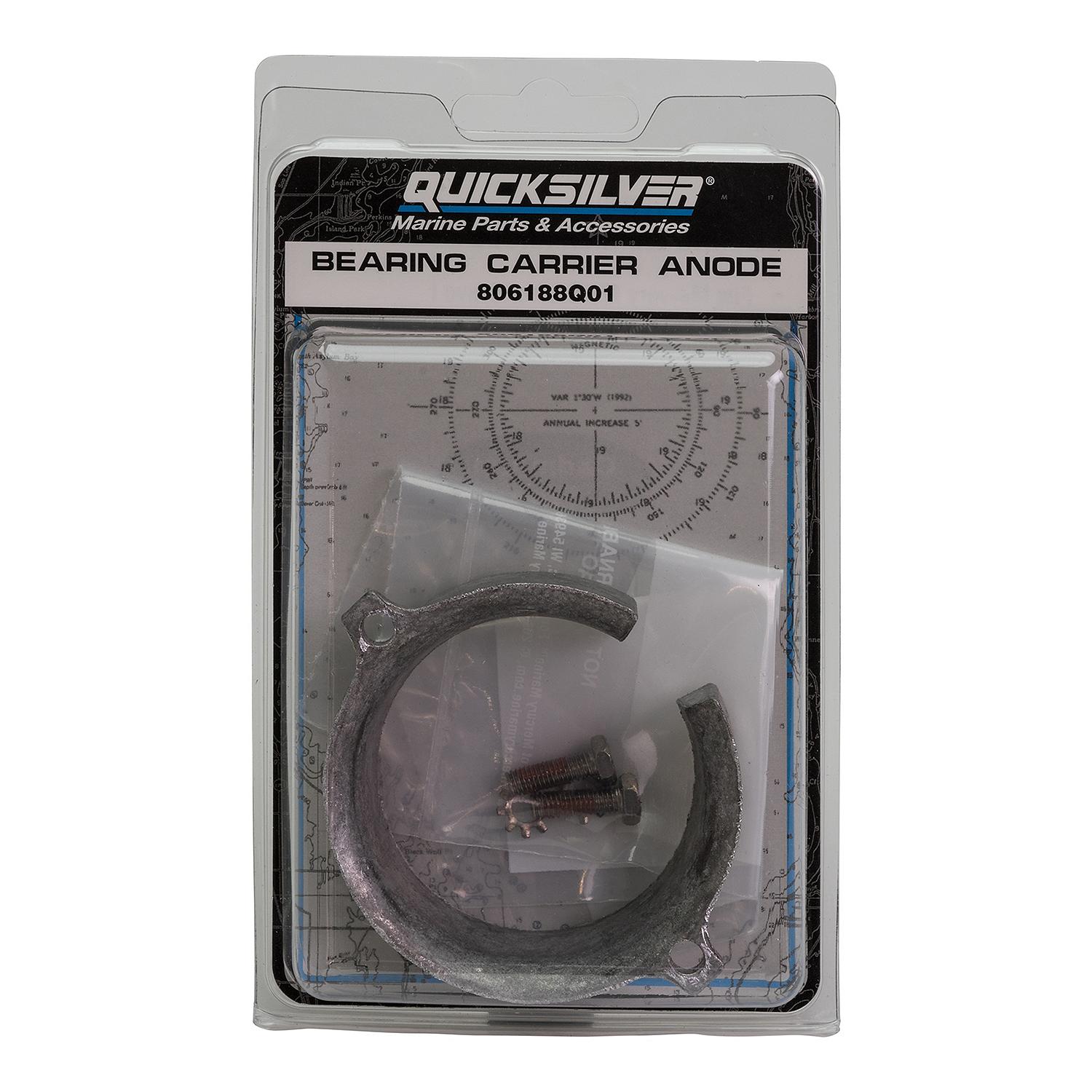 Quicksilver 806188Q01 Aluminum Anode for MerCruiser Bravo I Bearing Carrier - Image 2