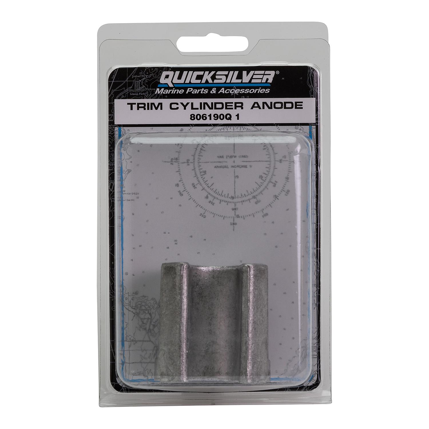 Quicksilver 806190Q1 Aluminum Anode for Bravo Drive Trim Cylinder for Bravo, Blackhawk and Vazer Drives