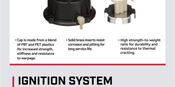 Mercury Replacement Ignition Rotor and Cap Kit 805759T3 for Marinized GM V6 Engines with Thunderbolt IV and V HEI Ignition Systems