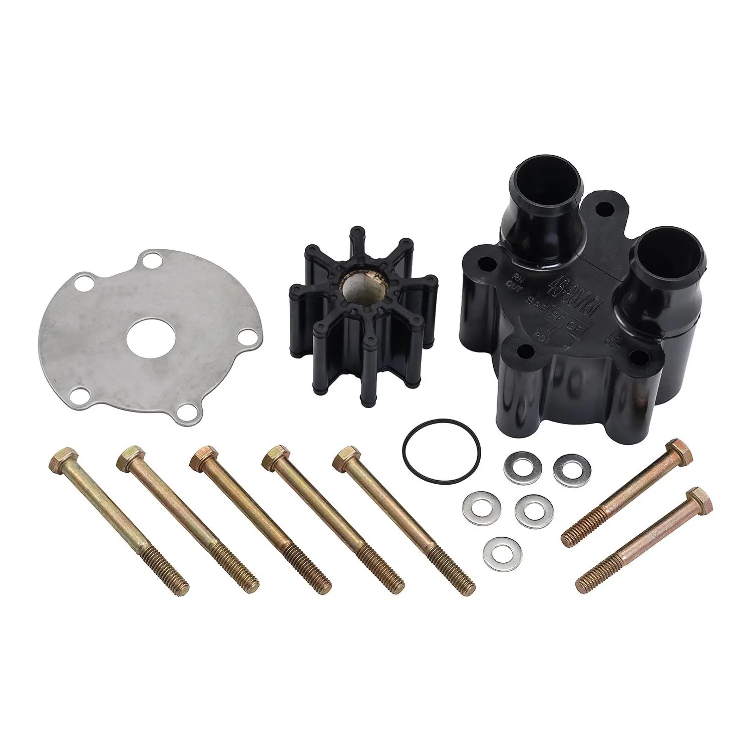 Quicksilver 807151A14 Sea Water Pump Body Kit for MerCruiser Engines w/ 1-Piece Engine Mounted Sea Water Pumps