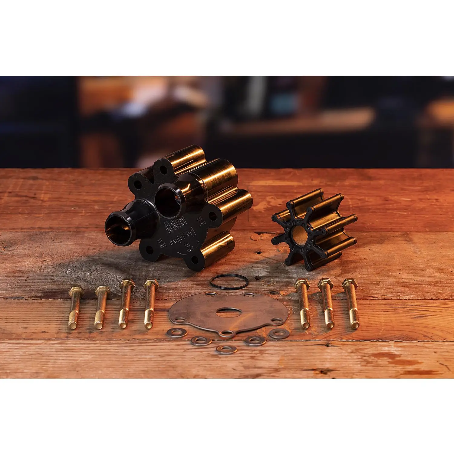 Quicksilver 807151A14 Sea Water Pump Body Kit for MerCruiser Engines w/ 1-Piece Engine Mounted Sea Water Pumps - Image 4