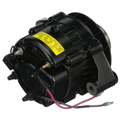 Quicksilver 807652T 55 Amp Alternator, Mando, Serpentine Belt for V6 and V8 MerCruiser Sterndrives or Inboard Engines Made by General Motors (1996-1999)