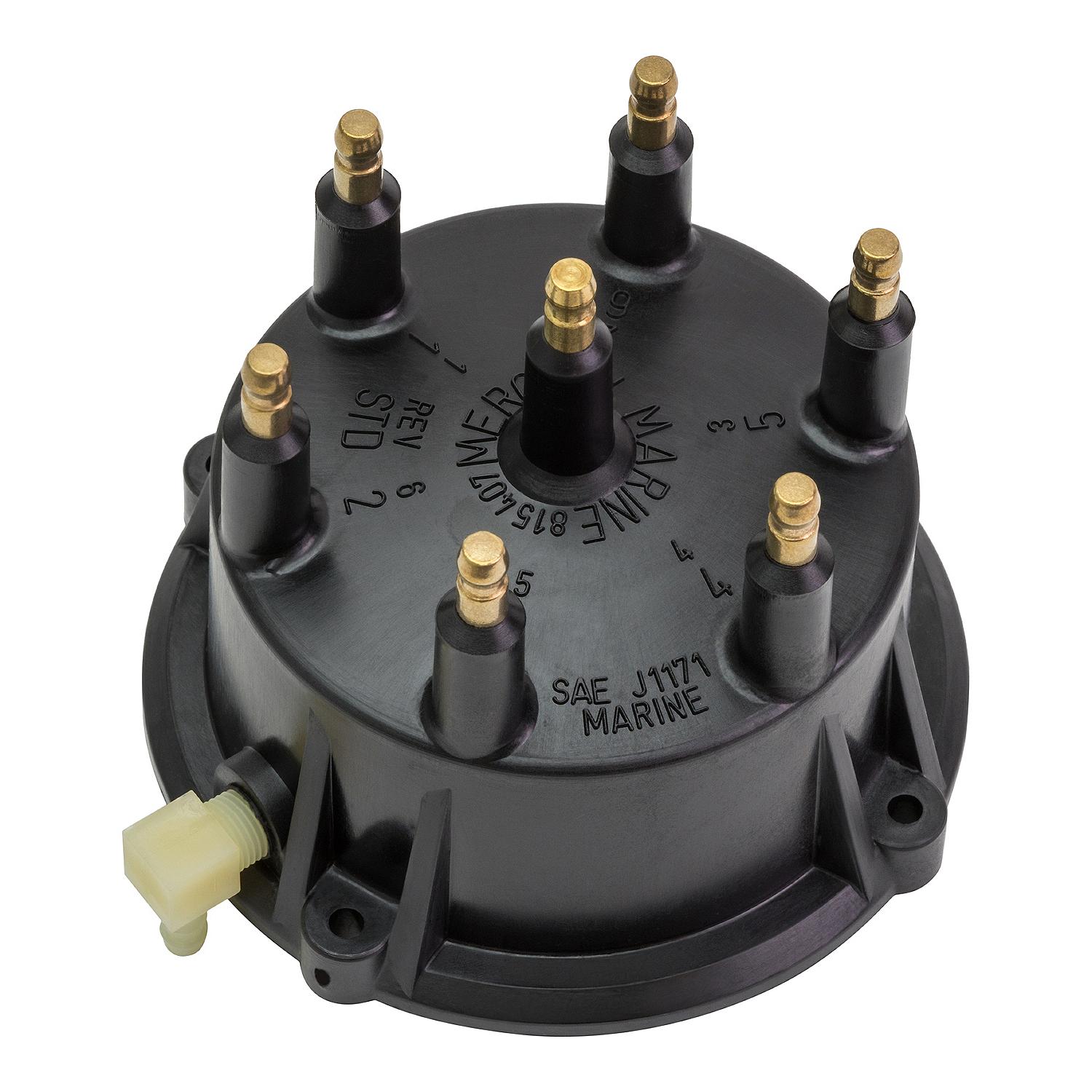 Quicksilver 815407Q02 Distributor Cap Kit for Marinized V6 Engines by General Motors w/ Thunderbolt IV and V HEI Ignition Systems