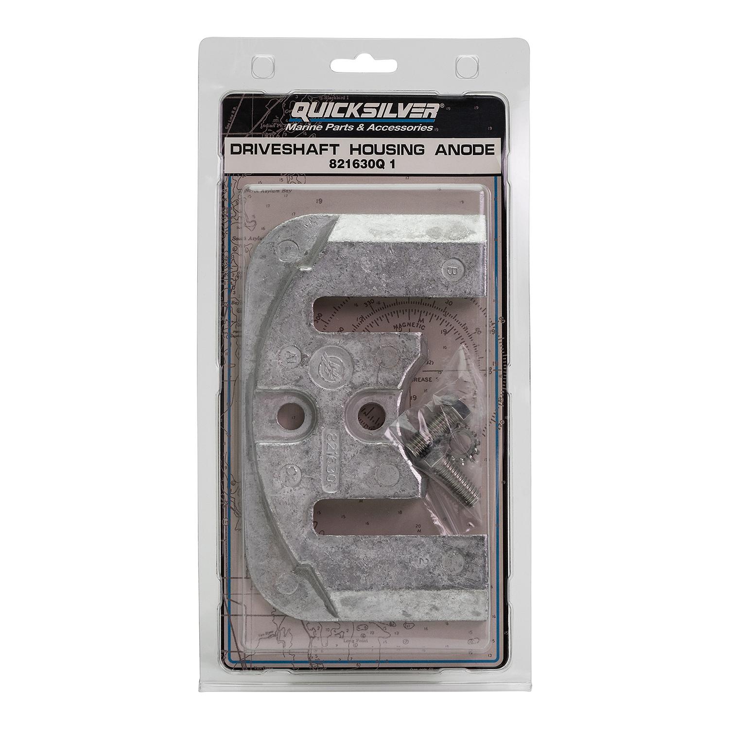 Quicksilver 821630Q1 Drive Shaft Housing Aluminum Anode for MerCruiser Bravo Drives - Image 2