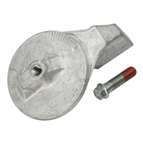 Quicksilver 822777Q1 Aluminum Trim Tab Anode for Mercury or Mariner Outboards and MerCruiser Sterndrives Using High Rake Propellers, Unspecified