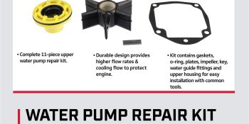 Mercury Upper Water Pump Repair Kit 817275K05 for MerCruiser Alpha One Gen II Drives