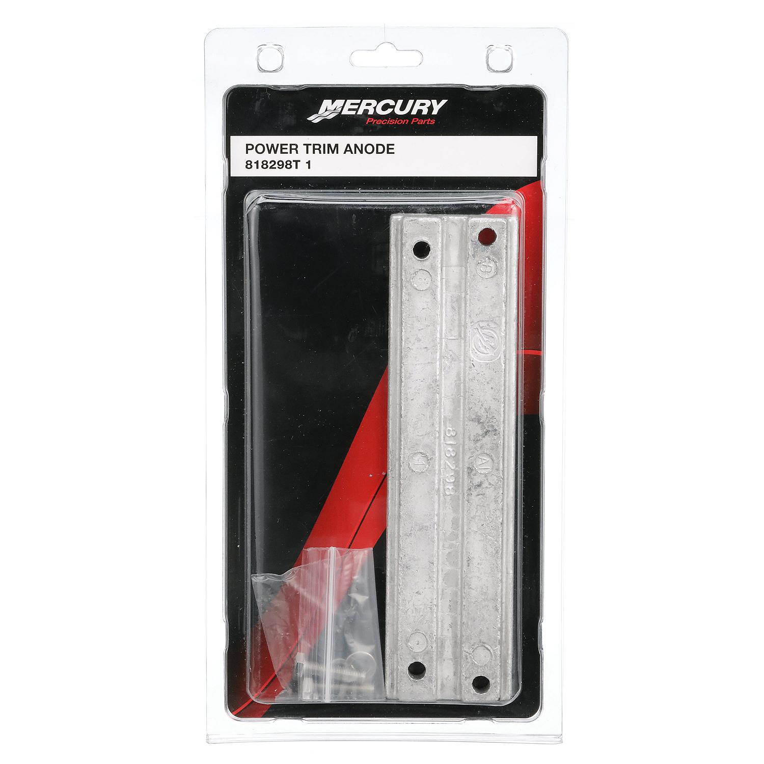 Mercury Aluminum Anode Kit 818298T1 for Select Mercury and Mariner Outboards and All V6 and OptiMax Outboards - Image 2