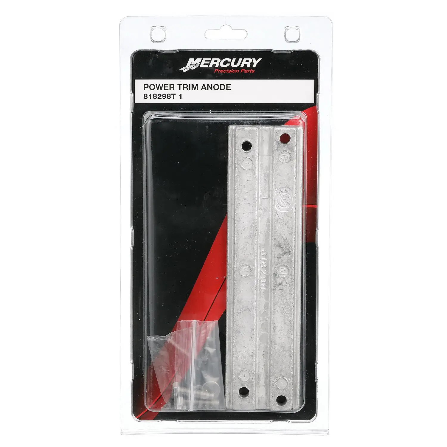 Mercury Aluminum Anode Kit 818298T1 for Select Mercury and Mariner Outboards and All V6 and OptiMax Outboards - Image 2