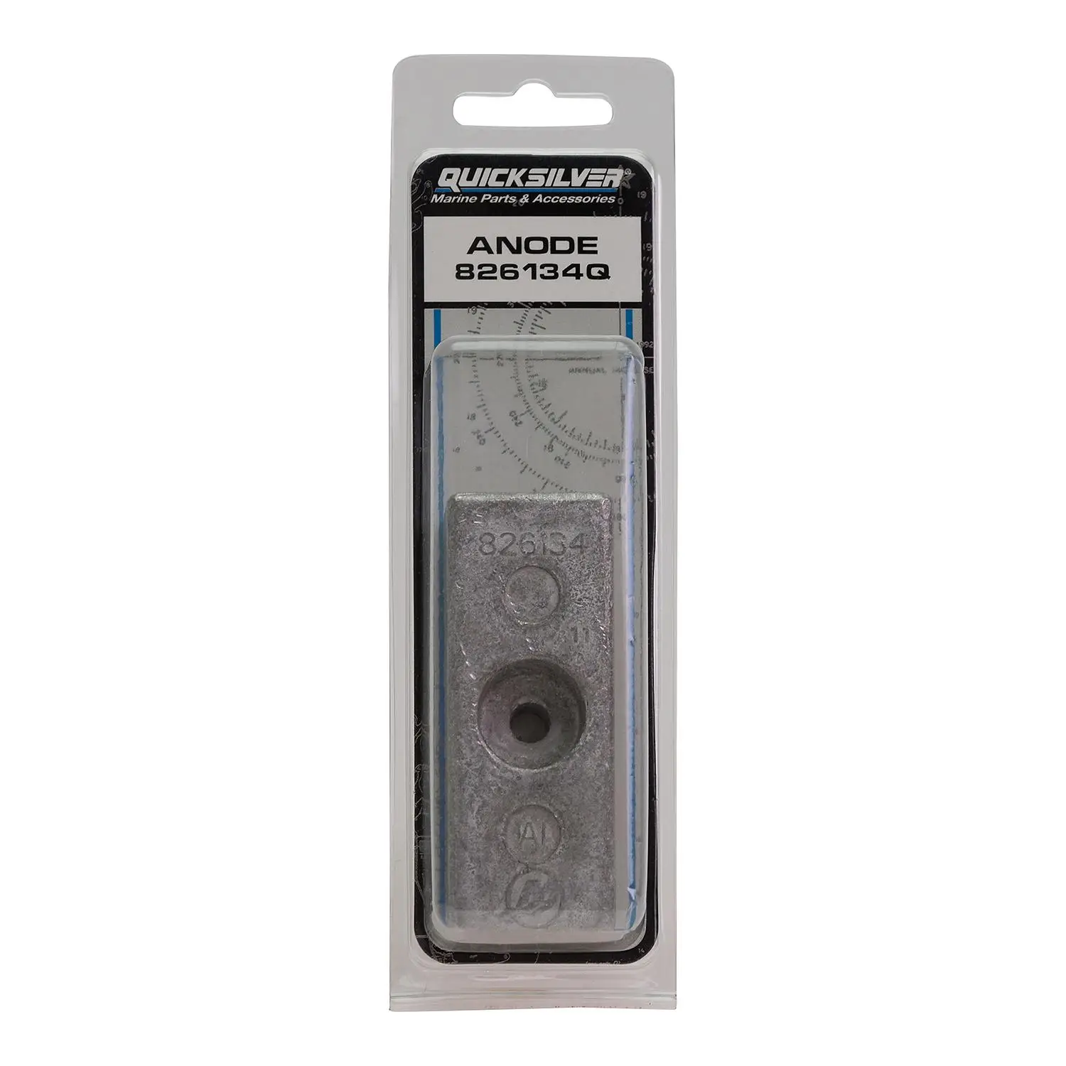 Quicksilver 826134Q Side Pocket Aluminum Anode for Mercury Mariner and Force Outboards - Image 3