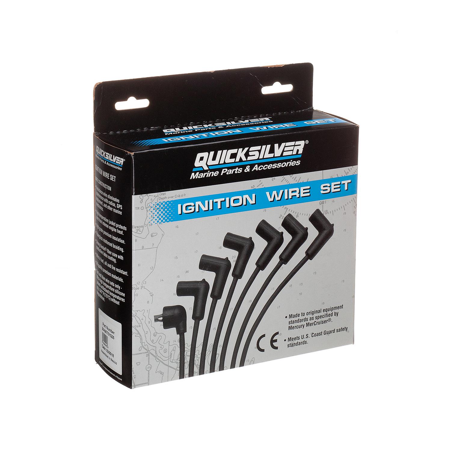 Quicksilver 847701Q25 Blue Wire Spark Plug Wire Kit - Image 5