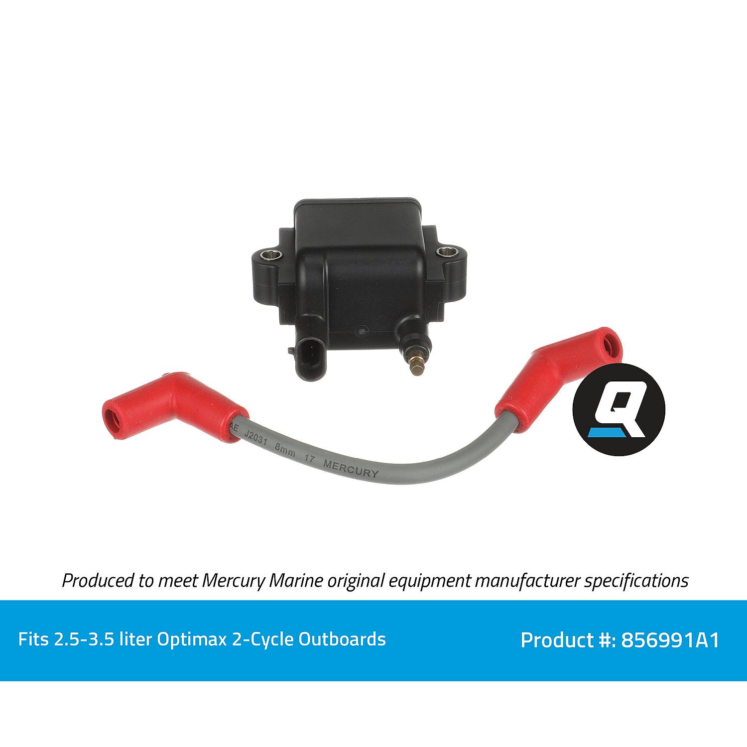 Quicksilver 856991A1 Ignition Coil for Select 2-Cycle Outboards - Image 3