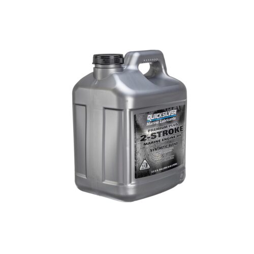 Quicksilver Premium Plus 2-Stroke Marine Engine Oil for Outboards, PWC, 2.5 Gallon