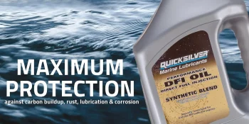 Quicksilver DFI 2-Stroke Marine Outboard Engine Oil, 1 Gallon