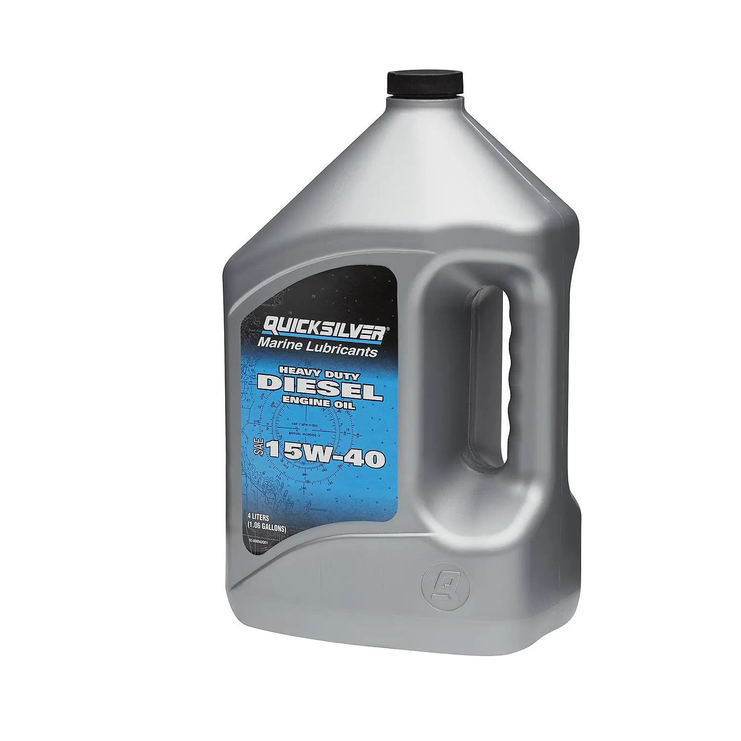Quicksilver 15W-40 Heavy Duty Diesel Engine Oil, 4 Liters