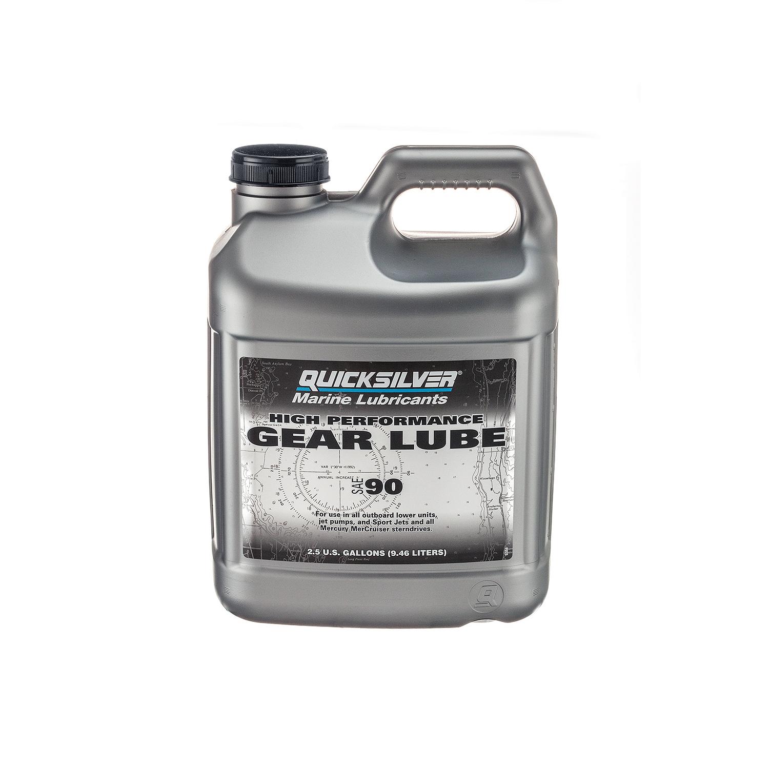 Quicksilver 858065Q01 SAE 90 High Performance Gear Lube, 2.5 Gallon - Image 8