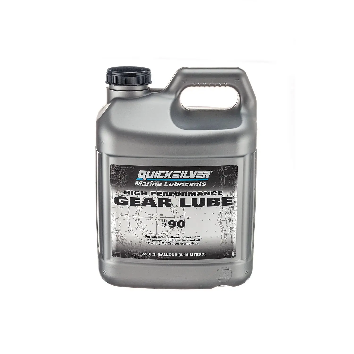 Quicksilver 858065Q01 SAE 90 High Performance Gear Lube, 2.5 Gallon - Image 8