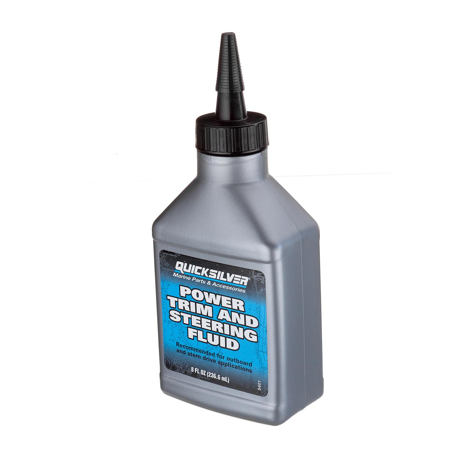 Quicksilver 858074Q01 Power Trim and Steering Fluid, 8 Oz. Bottle - Image 2