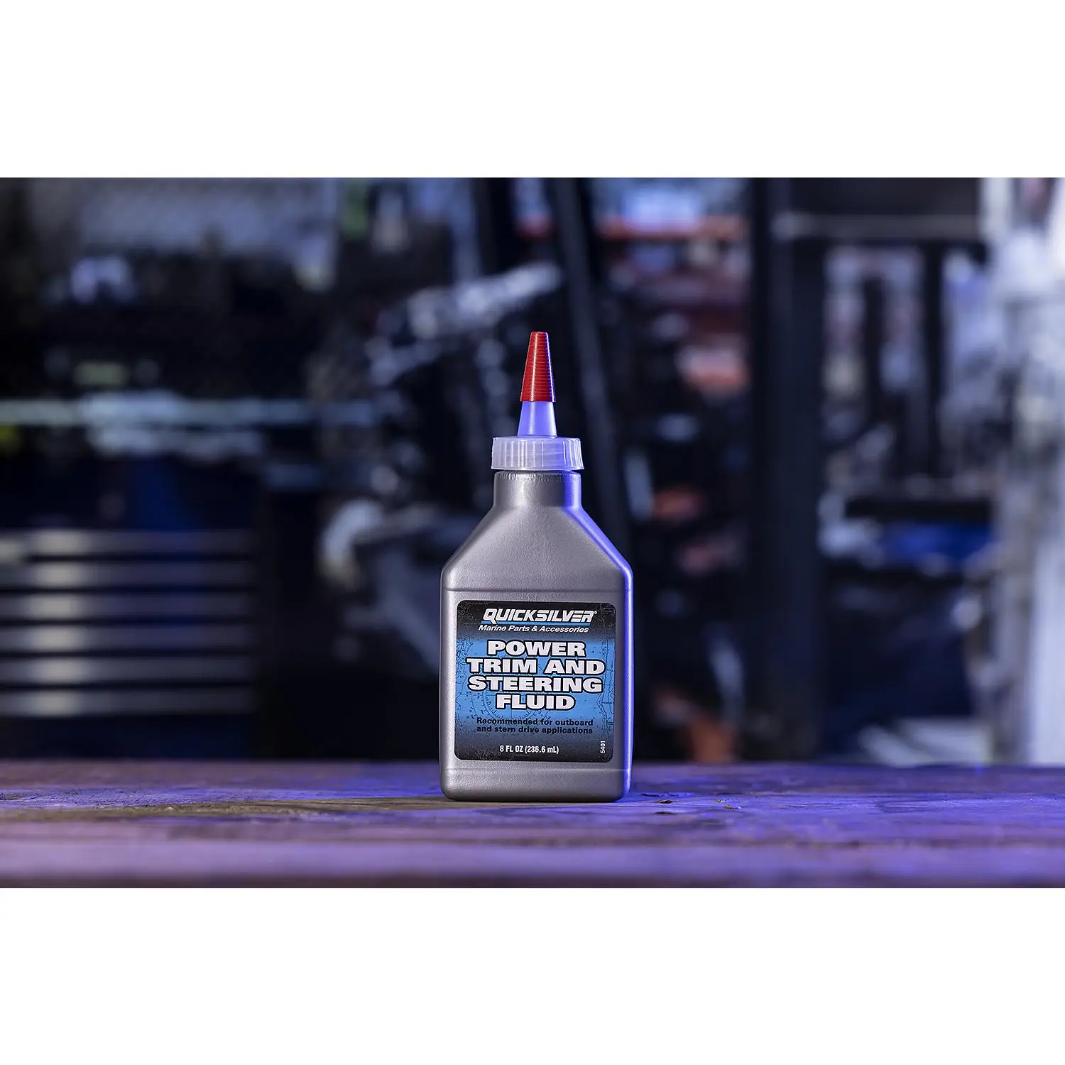 Quicksilver 858074Q01 Power Trim and Steering Fluid, 8 Oz. Bottle - Image 5