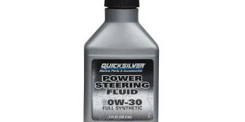 Quicksilver 858076Q01 Synthetic Power Steering Fluid, 8 oz. Bottle
