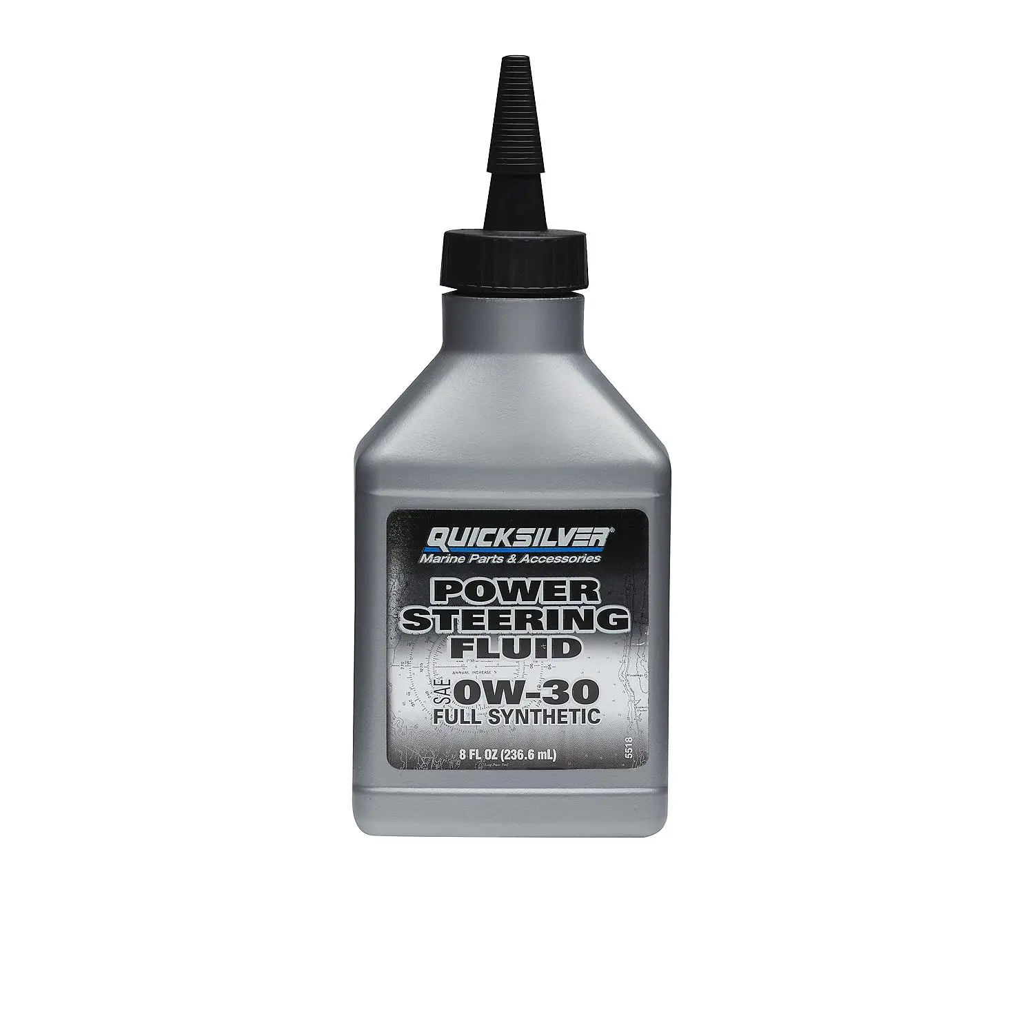 Quicksilver 858076Q01 Synthetic Power Steering Fluid, 8 oz. Bottle