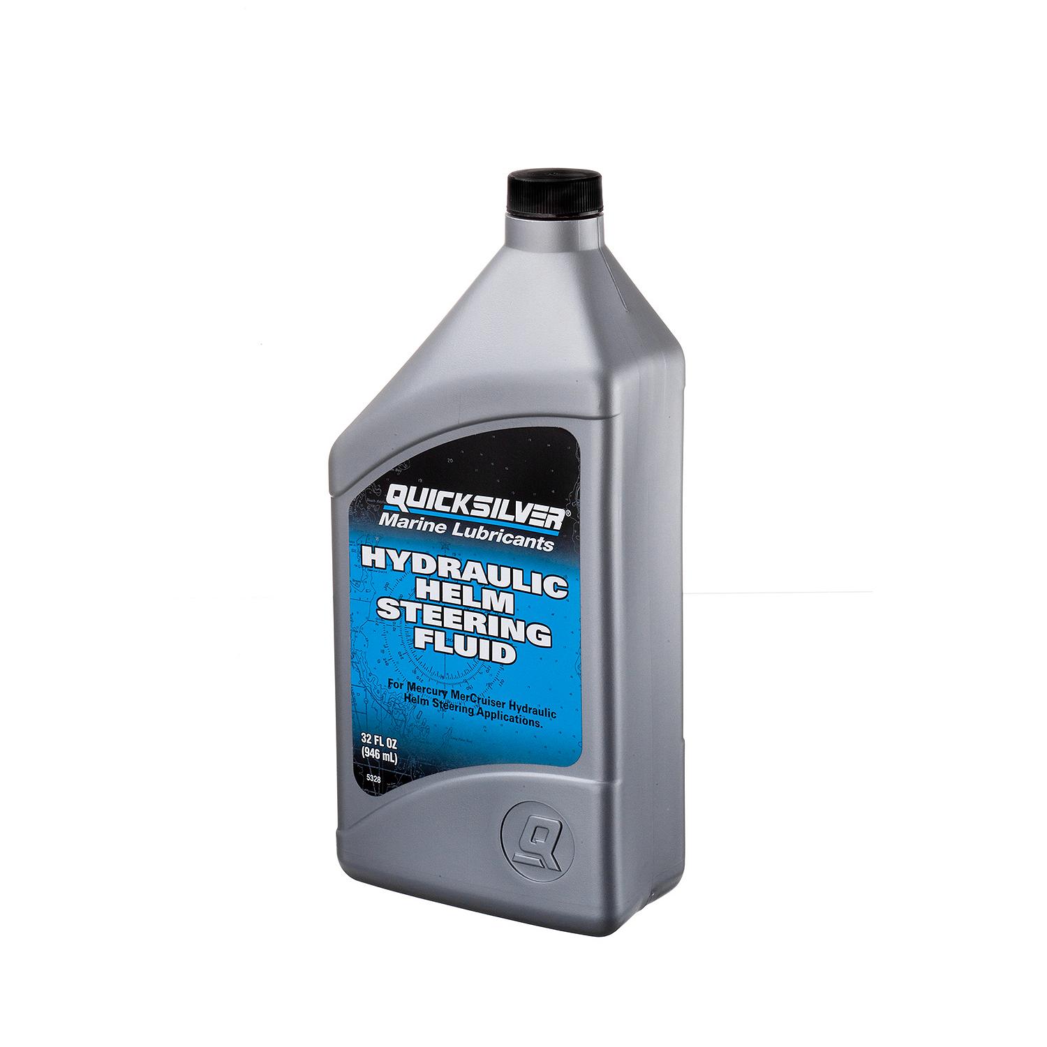 Quicksilver 858078Q01 Hydraulic Helm Steering Fluid, 32 Oz. Bottle - Image 2