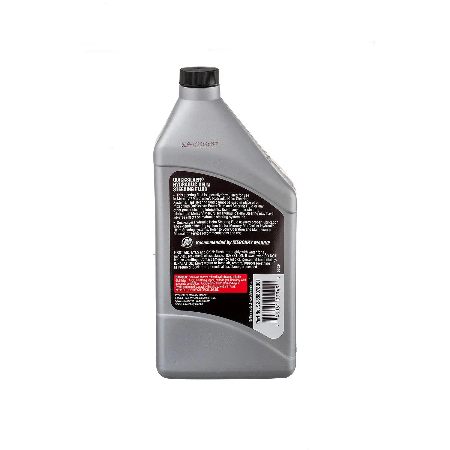Quicksilver 858078Q01 Hydraulic Helm Steering Fluid, 32 Oz. Bottle - Image 4