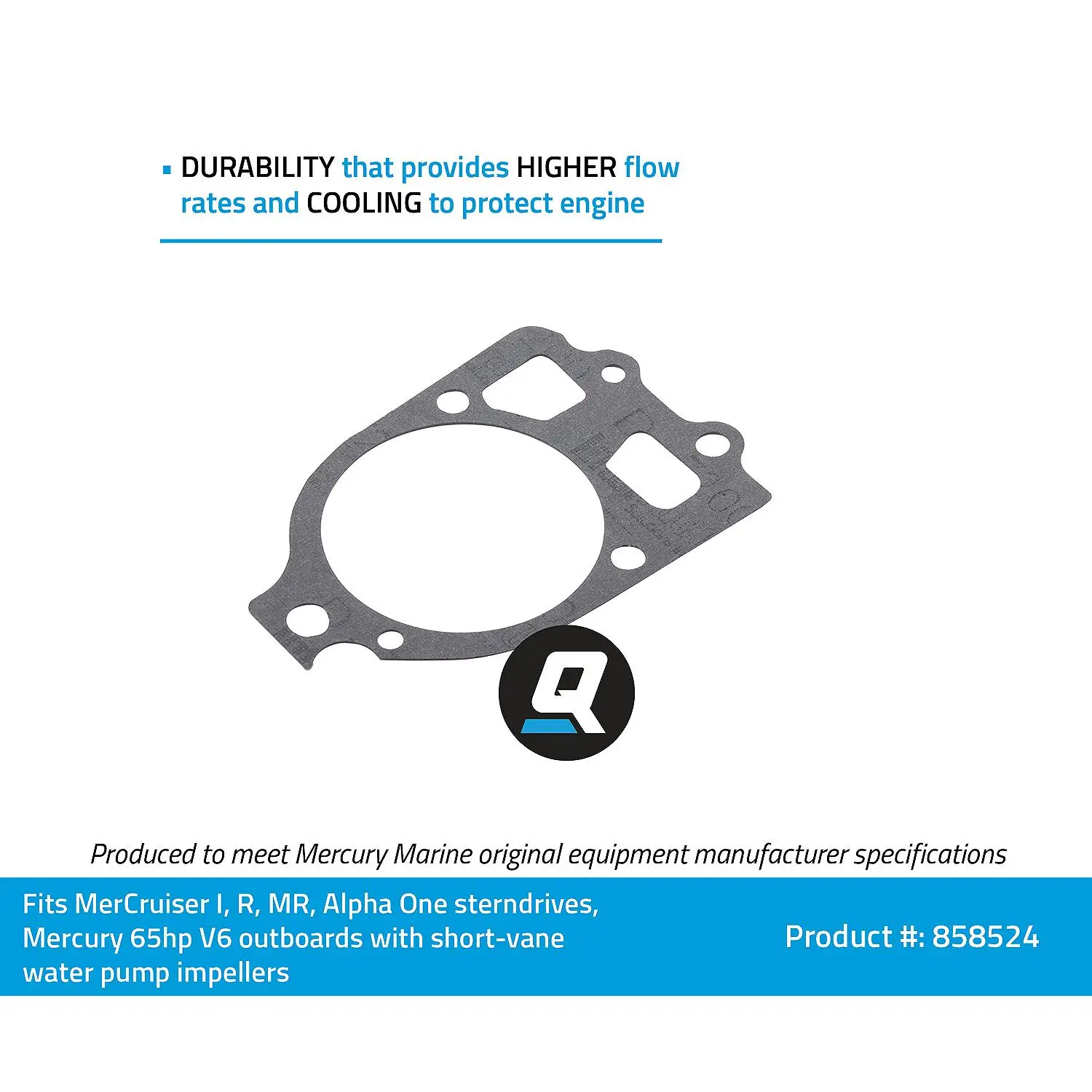 Quicksilver 858524 Water Pump Gasket - Image 5