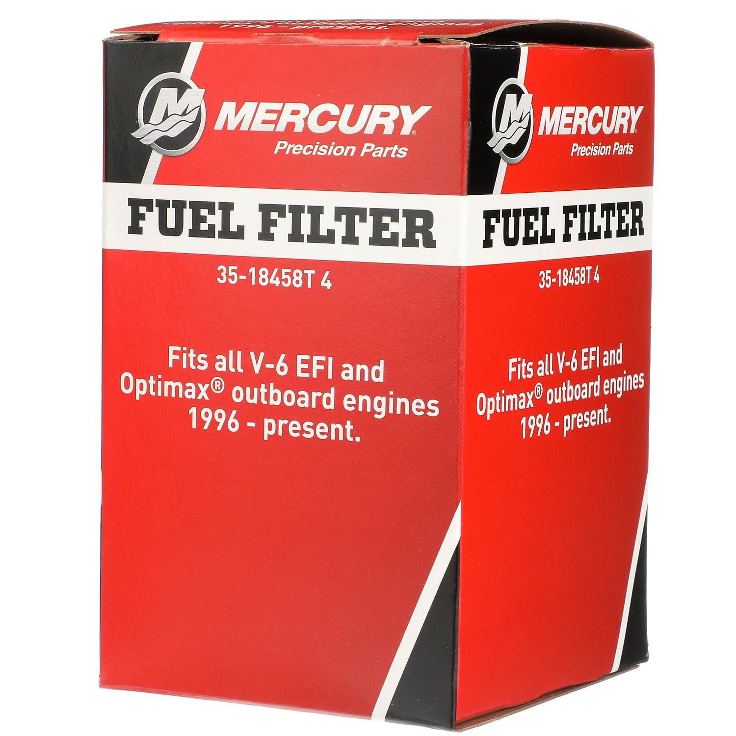 Mercury Water Separating Fuel Filter 18458T4 with Blue Sensor for 1996 and Later Mercury or Mariner V6 EFI/DFI Outboards - Image 3