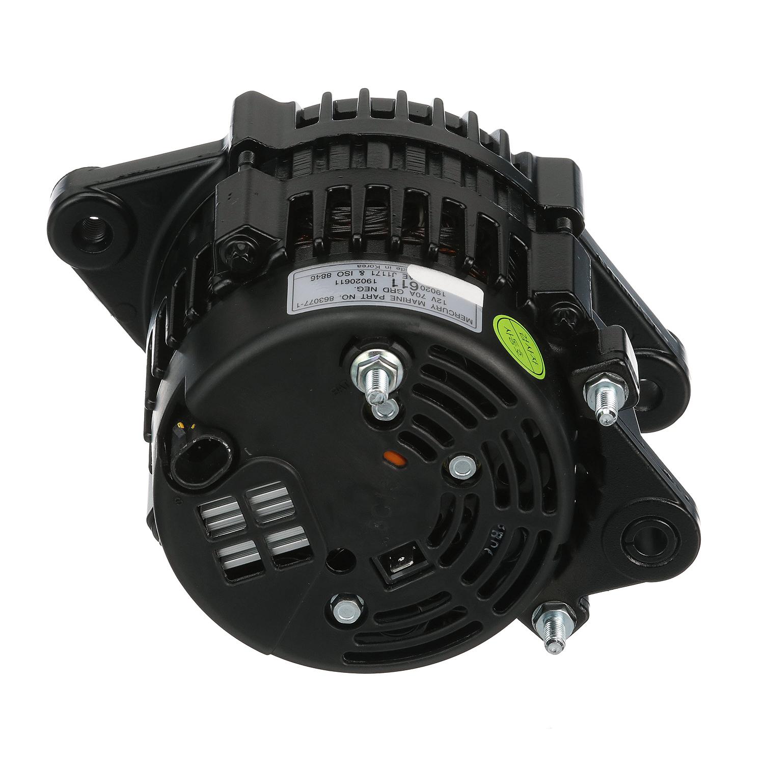 Quicksilver 863077T 65 Amp Alternator, Delco, Serpentine Belt for Various MerCruiser Engines and High Output Inboard Engines - Image 3