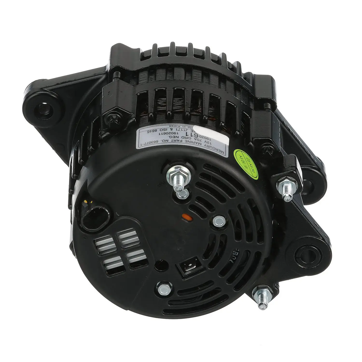Quicksilver 863077T 65 Amp Alternator, Delco, Serpentine Belt for Various MerCruiser Engines and High Output Inboard Engines - Image 3