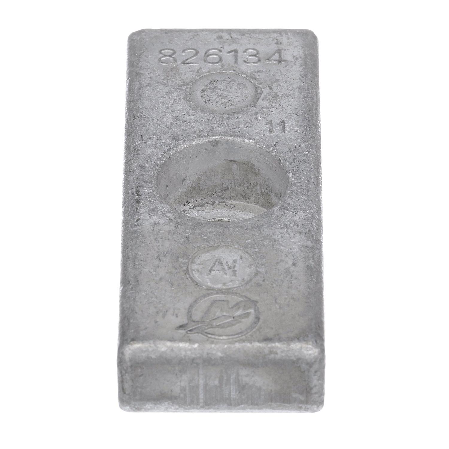 Mercury Side Pocket Aluminum Anode 826134T for Mercury/Mariner 30-300hp Outboards, Plus 1995 and Newer Force 90 and 120hp Outboards - Image 2