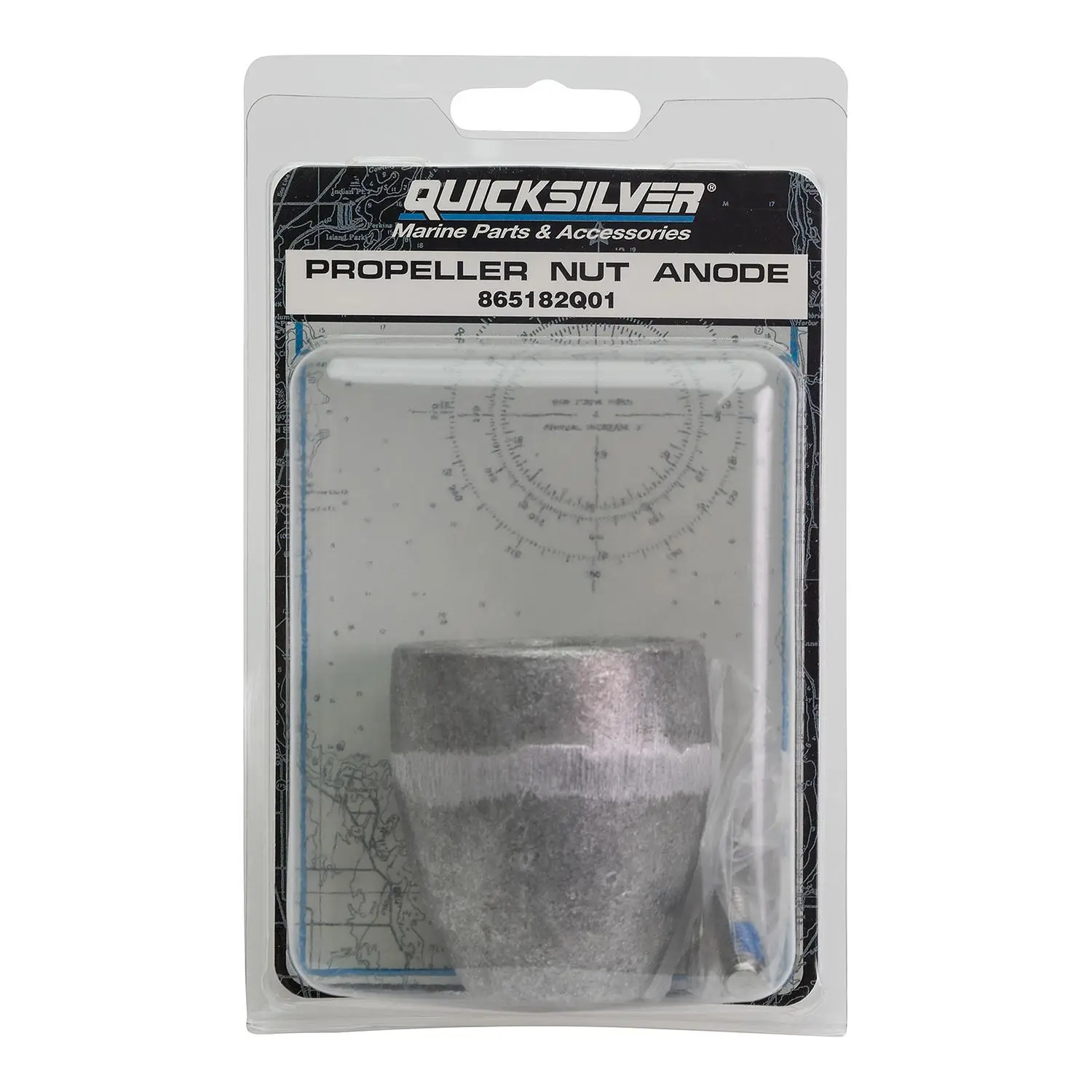 Quicksilver 865182Q01 Aluminum Anode Kit, Prop Nut on Bravo III Drives - Image 3