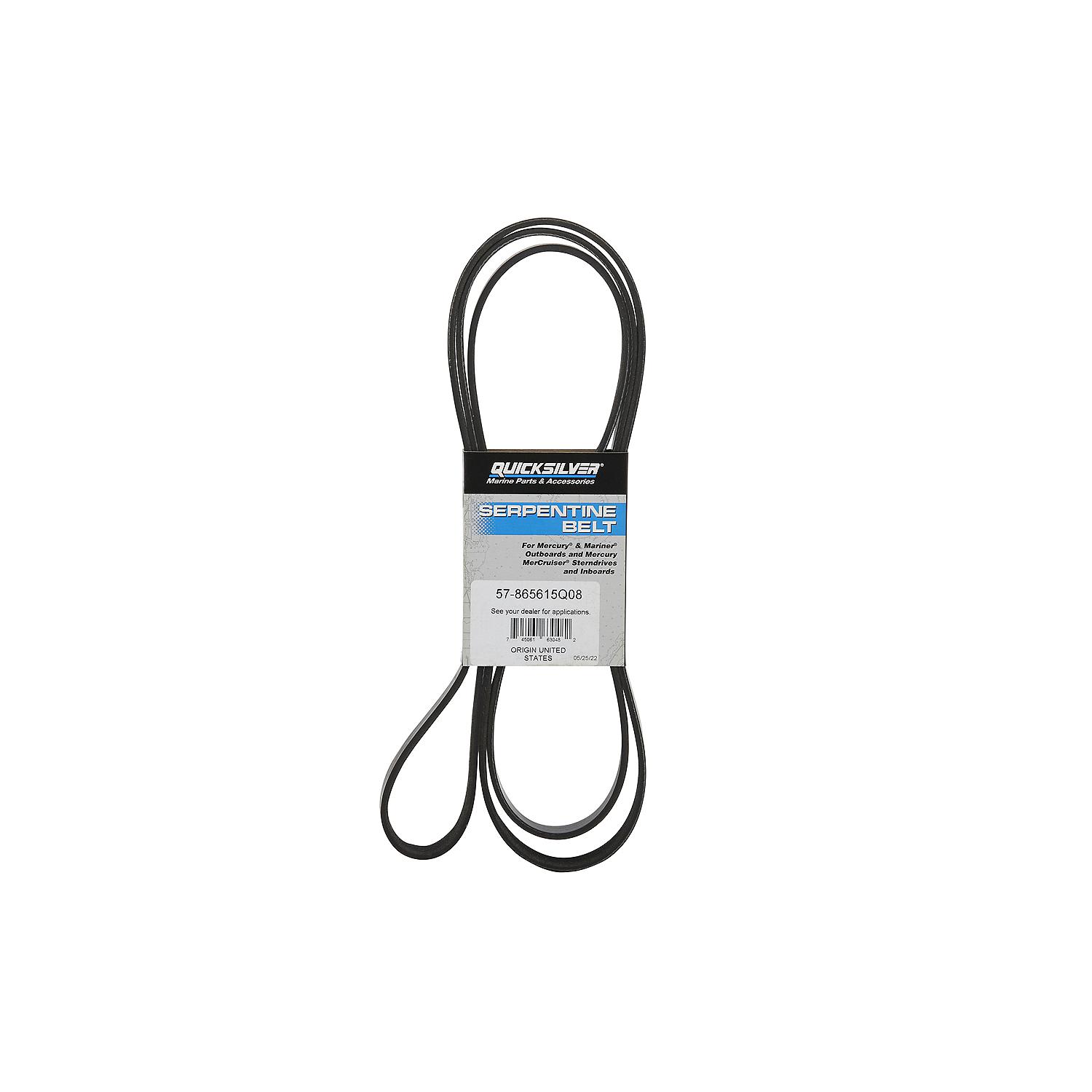 Quicksilver 865615Q08 Serpentine Belt, MerCruiser, 1999-2002 V6 & V8 Bravo - Image 2