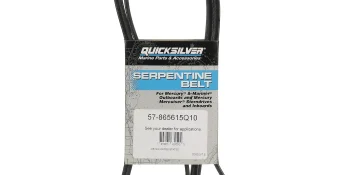Quicksilver 865615Q10 Serpentine Belt, 2,195mm Long for MerCruiser 2001 & Newer MIE Engines w/ Closed Cooling and 4.25″ Idler Pulley