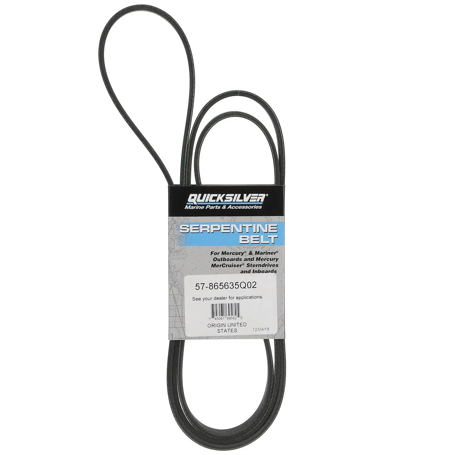 Quicksilver 865635Q02 Serpentine Belt, 2,111mm Long for MerCruiser 2005 & Newer MIE 8.1S Engines - Image 3