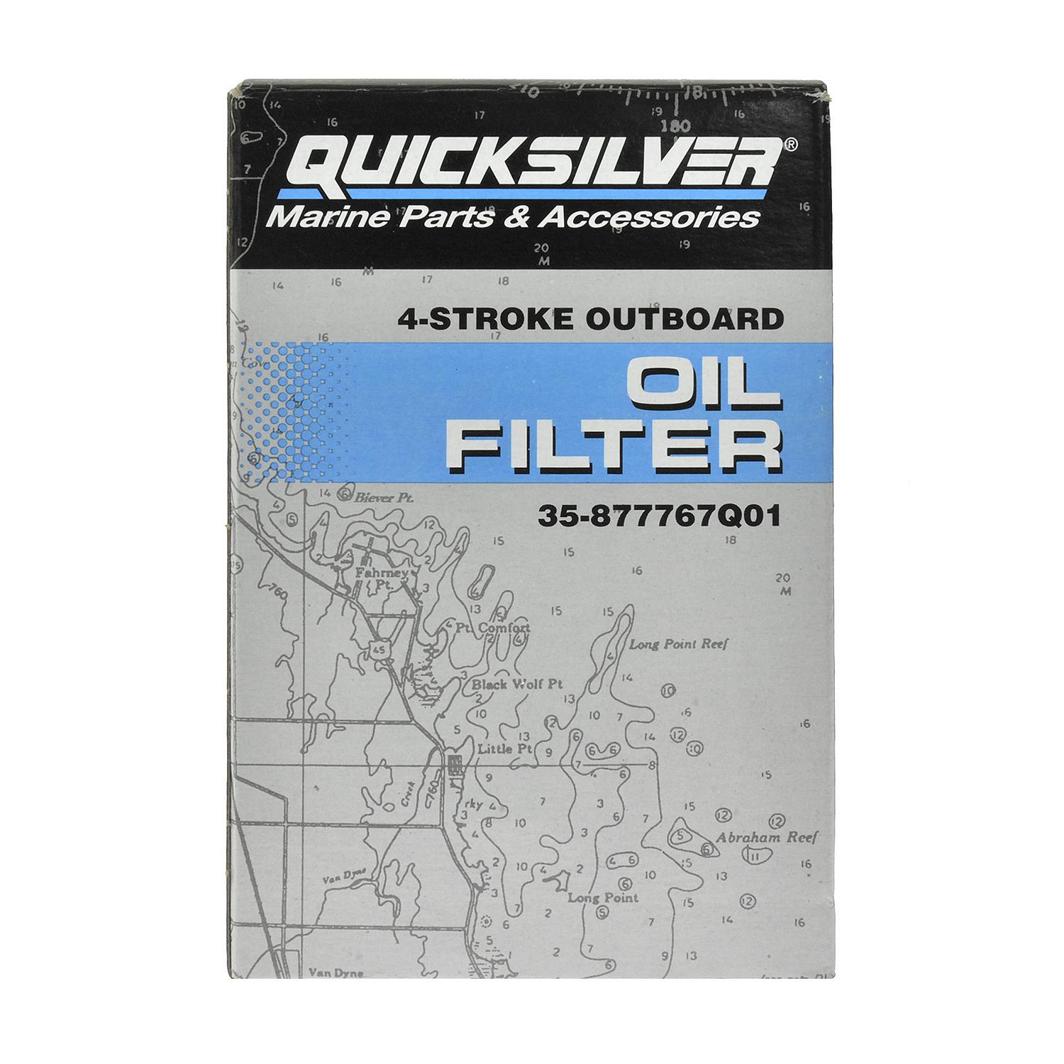 Quicksilver 877767Q01 Oil Filter for Verado Inline 4-Cylinder 135-200hp Outboards - Image 3