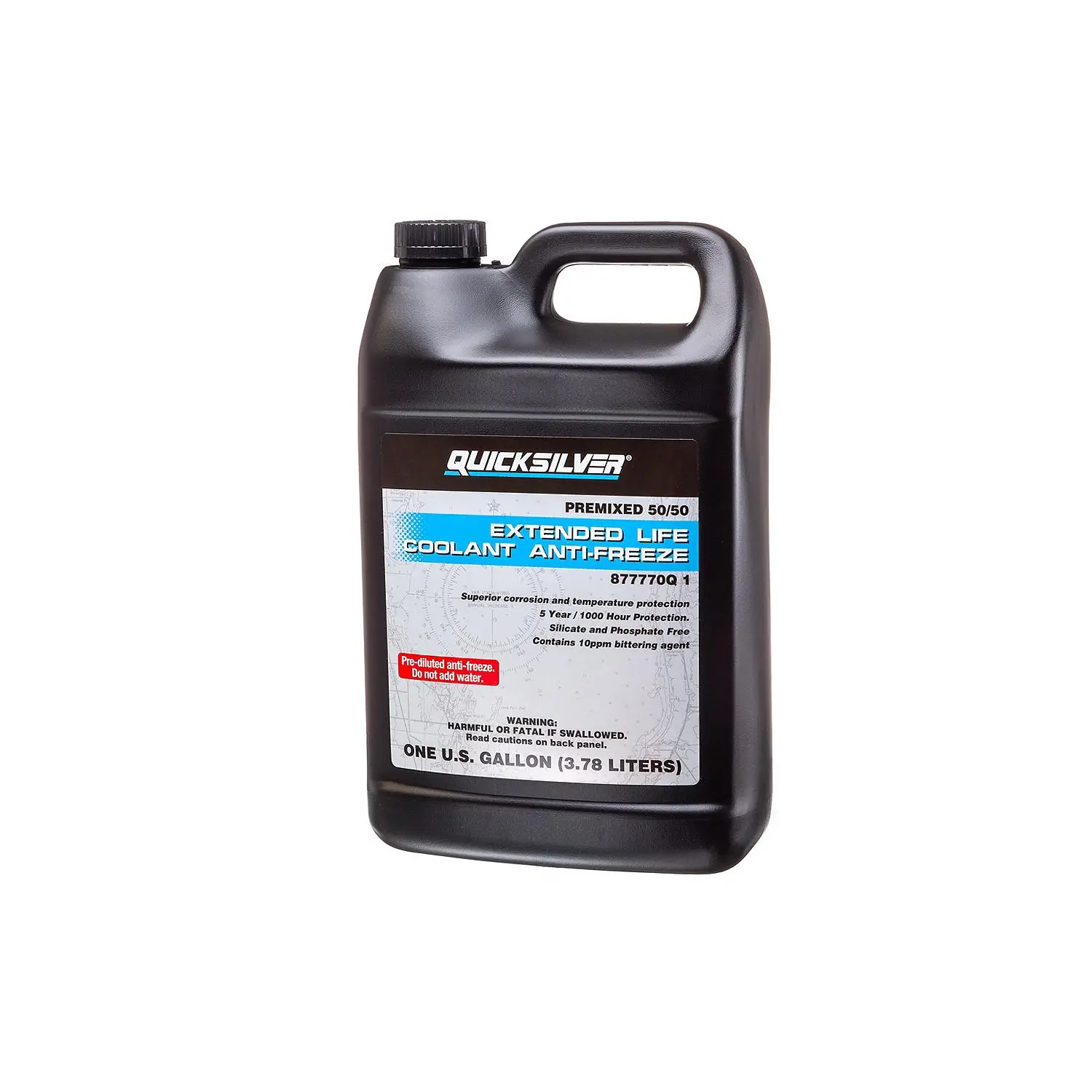 Quicksilver 877770Q1 Extended Life Coolant Anti-Freeze, Pre-Diluted 50/50, 1 Gallon - Image 2