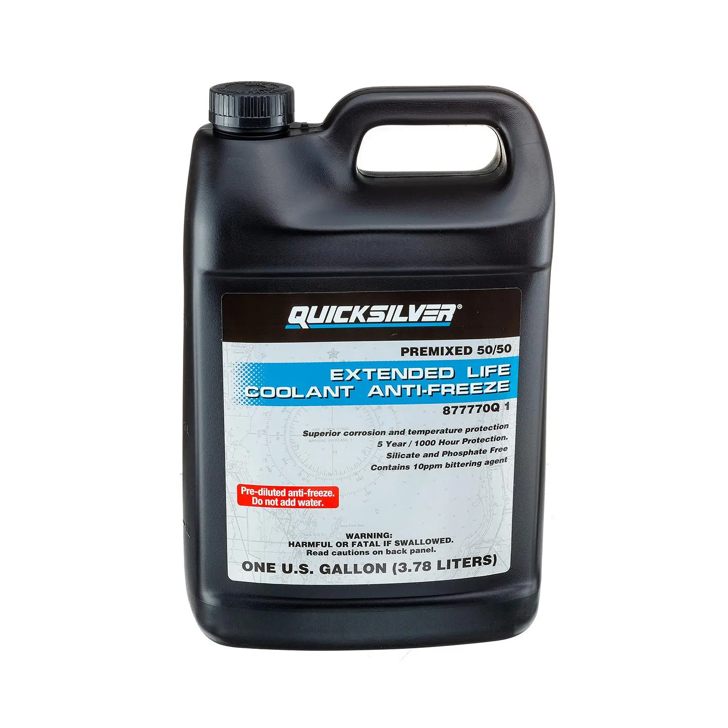 Quicksilver 877770Q1 Extended Life Coolant Anti-Freeze, Pre-Diluted 50/50, 1 Gallon - Image 3