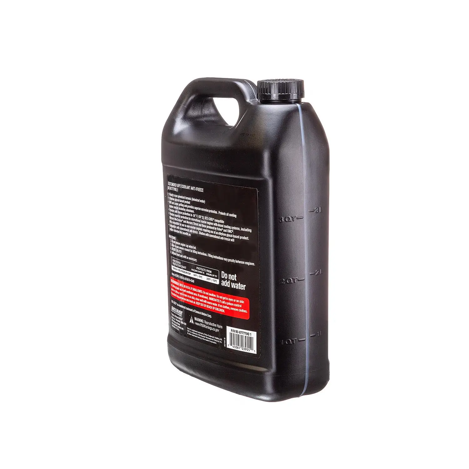 Quicksilver 877770Q1 Extended Life Coolant Anti-Freeze, Pre-Diluted 50/50, 1 Gallon - Image 4