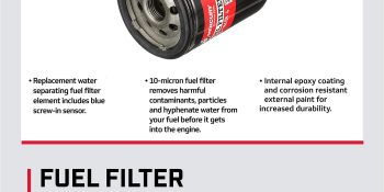 Mercury Water Separating Fuel Filter 18458T4 with Blue Sensor for 1996 and Later Mercury or Mariner V6 EFI/DFI Outboards