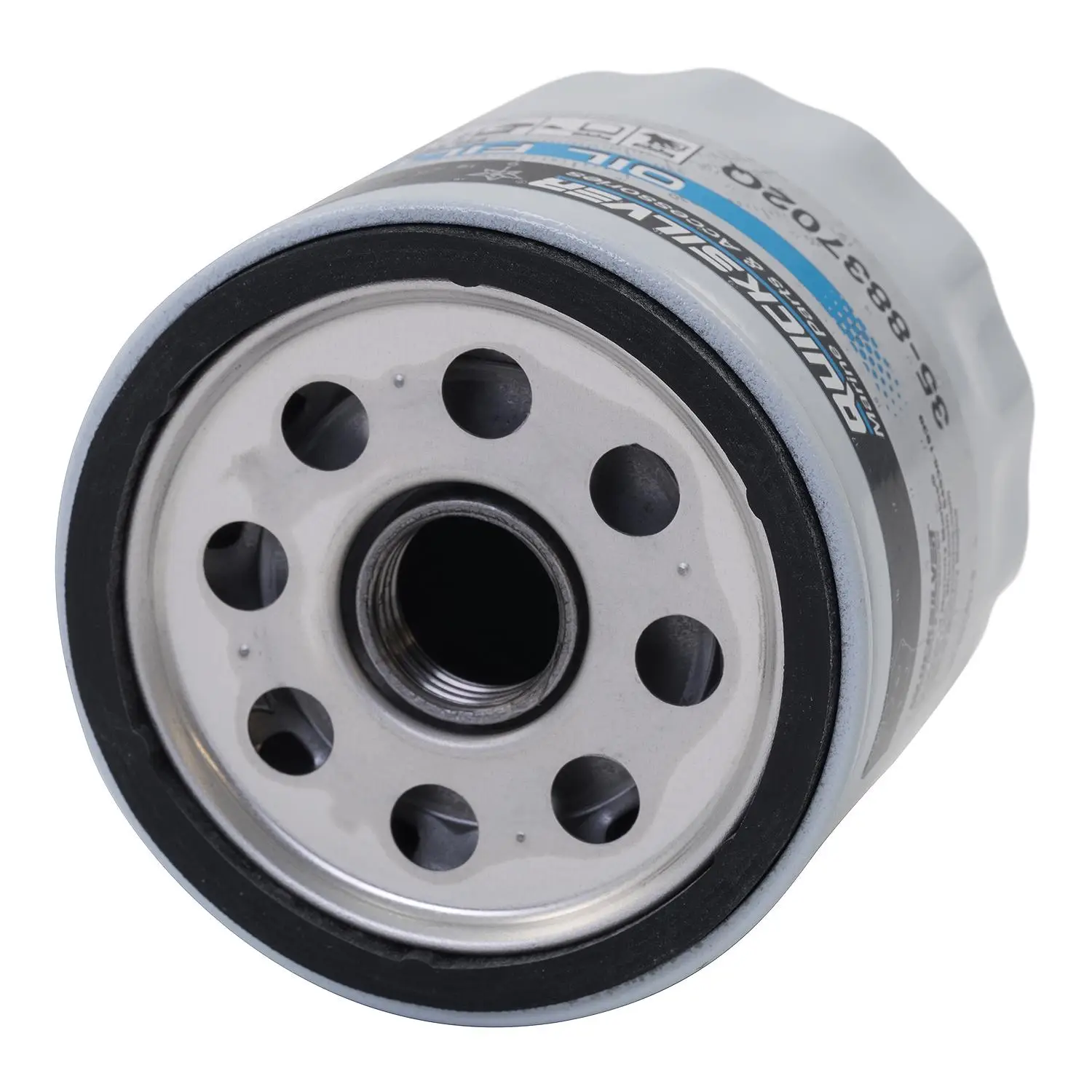 Quicksilver 883702Q Engine Block Mount Oil Filter for V6 MerCruiser Sterndrive Engines