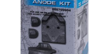 Quicksilver 888755Q04 Magnesium Anode Kit for Select MerCruiser MR and Alpha One Drives From 1984-1991