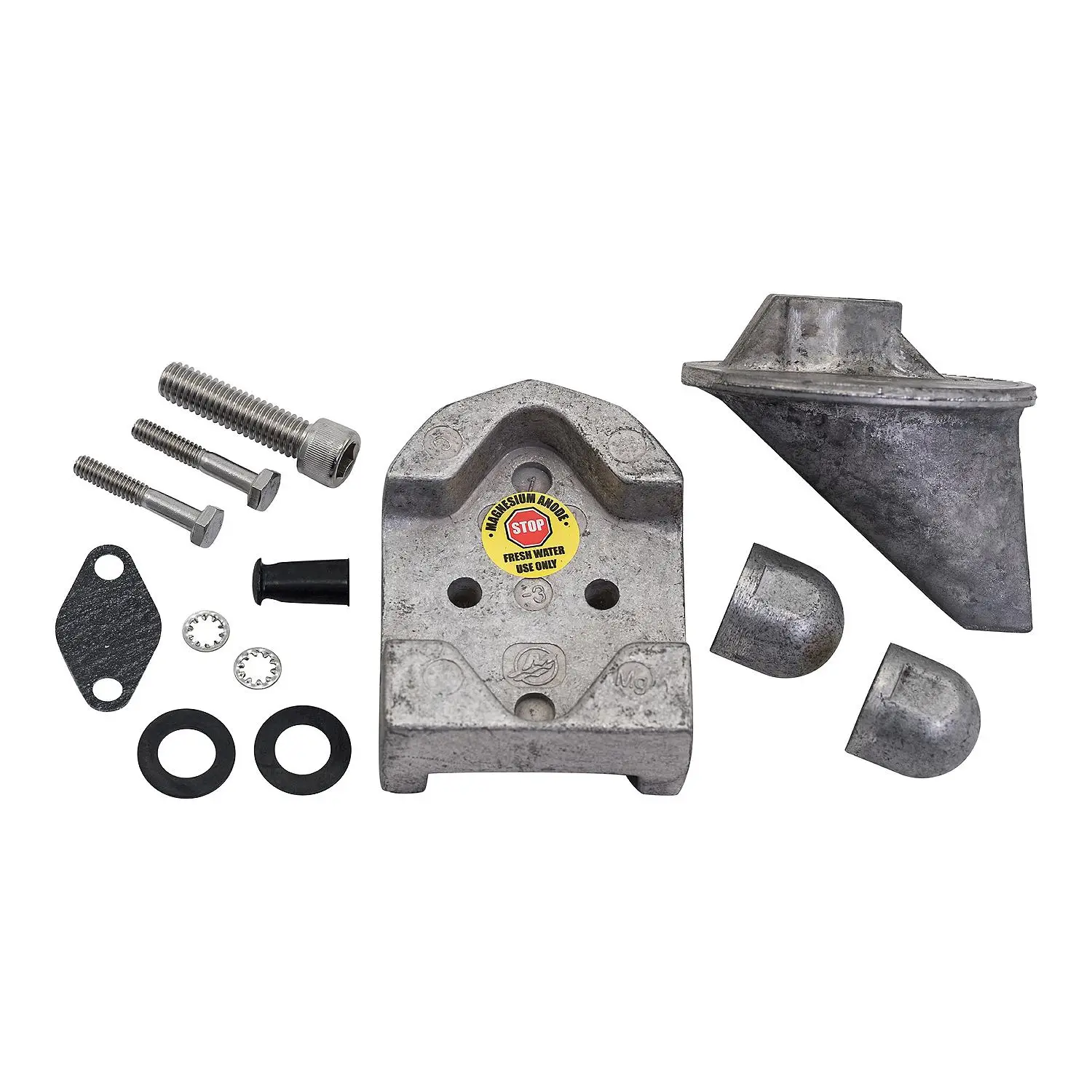 Quicksilver 888755Q04 Magnesium Anode Kit for Select MerCruiser MR and Alpha One Drives From 1984-1991 - Image 2