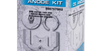 Quicksilver 888757Q02 Magnesium Anode Kit for MerCruiser Bravo One Drives
